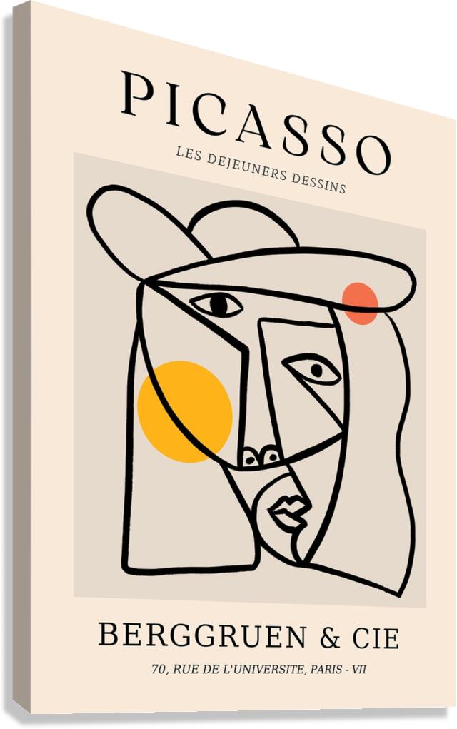 Les Dejeuners Dessins Canvas Print