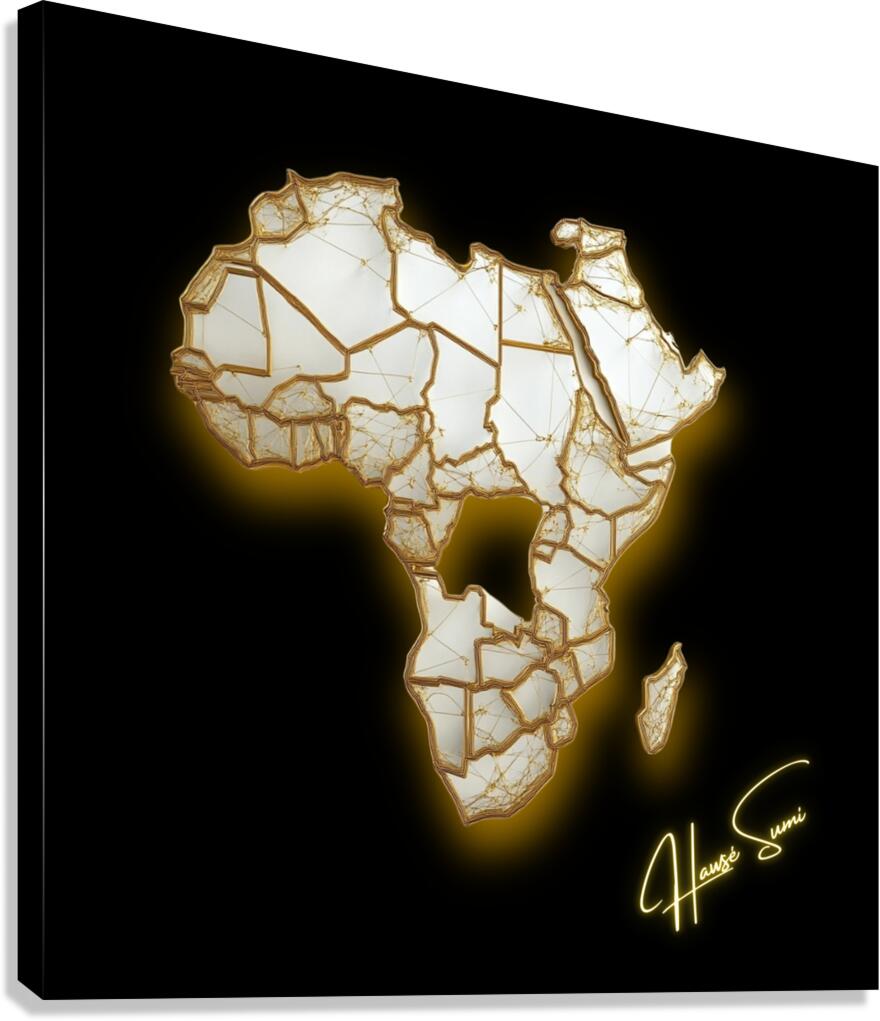 Networked in Light Canvas Print