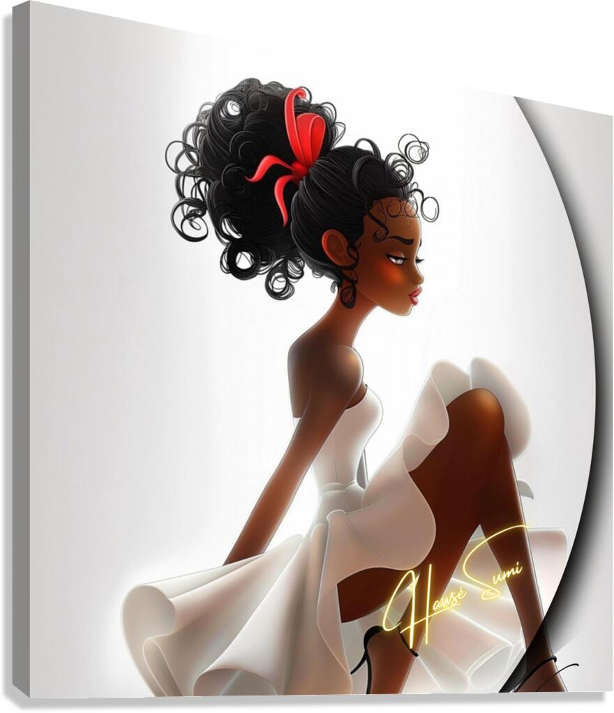 Waiting to Twirl Canvas Print