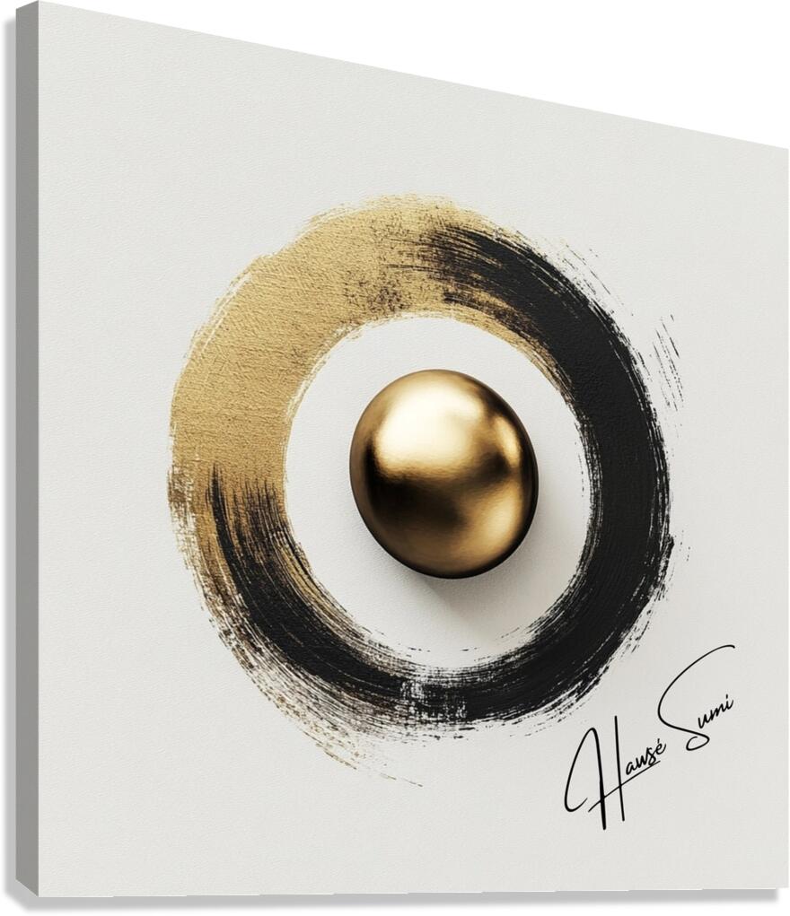 Golden Stillness Canvas Print