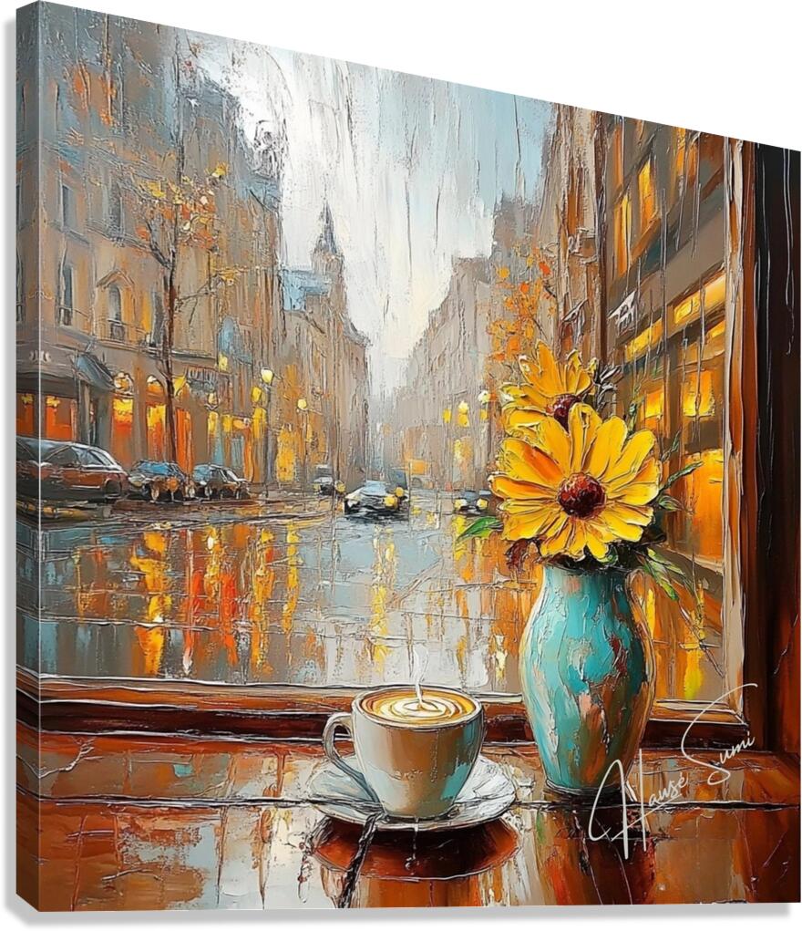 Latte After the Storm Canvas Print