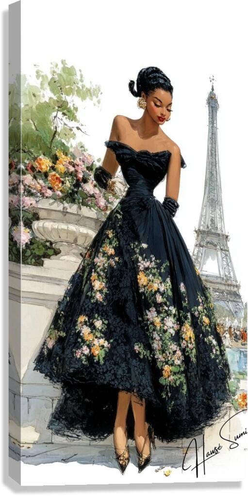 Fleur Nocturne Canvas Print