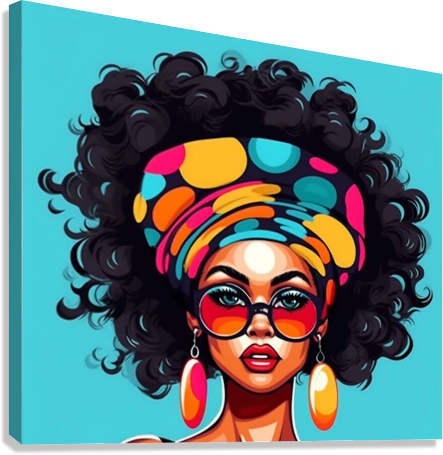 Bold Radiance Canvas Print