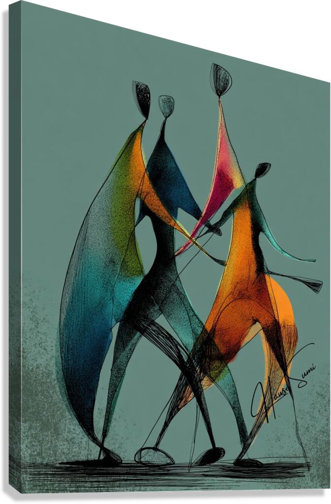 Dance of Balance Canvas Print