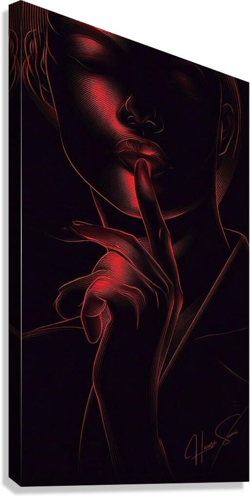 Crimson Hush Canvas Print