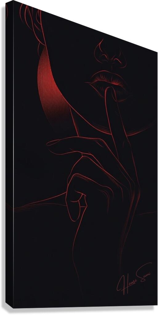 The Discipline of Silence Canvas Print