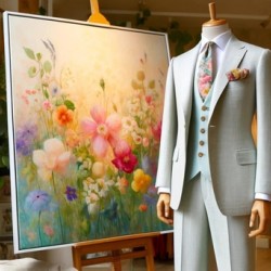 Elegance in Bloom: A Symphony of Style and Art
