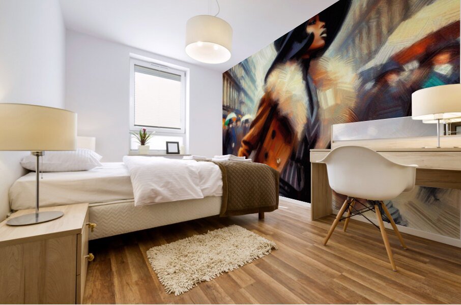 Lila Monroe Mural print