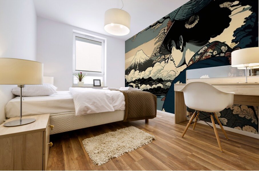 Whispers of Mount Fuji Mural print