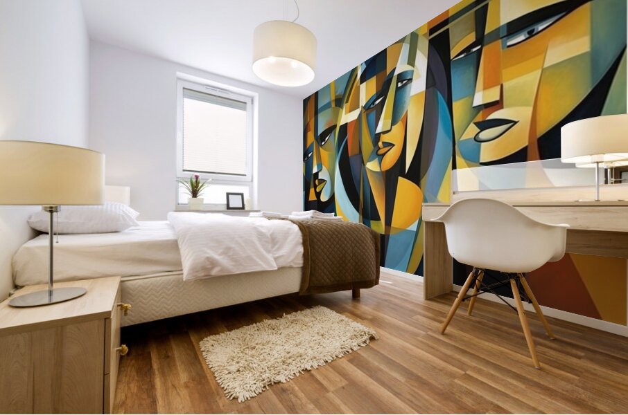 Veil of Reflections Mural print