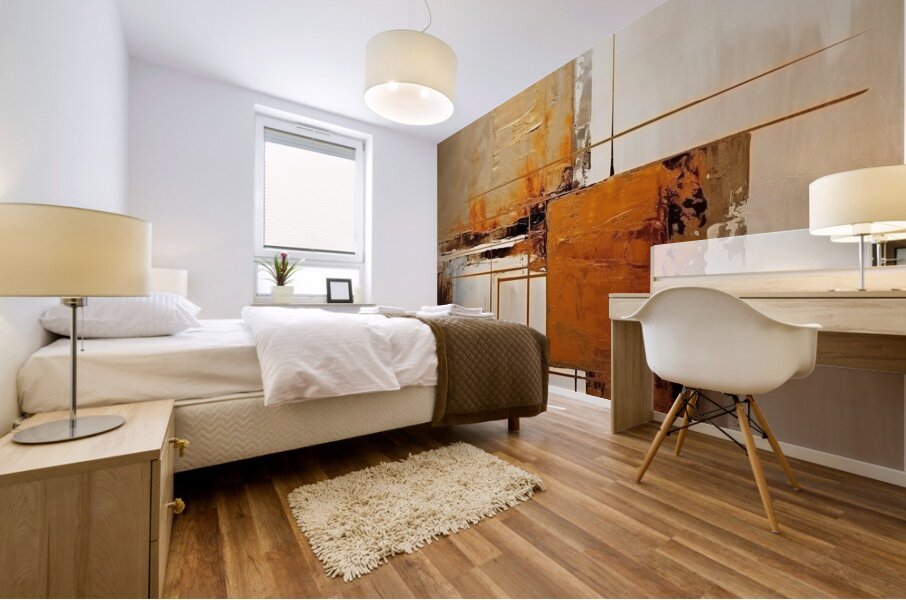 Echoes of Rust Mural print