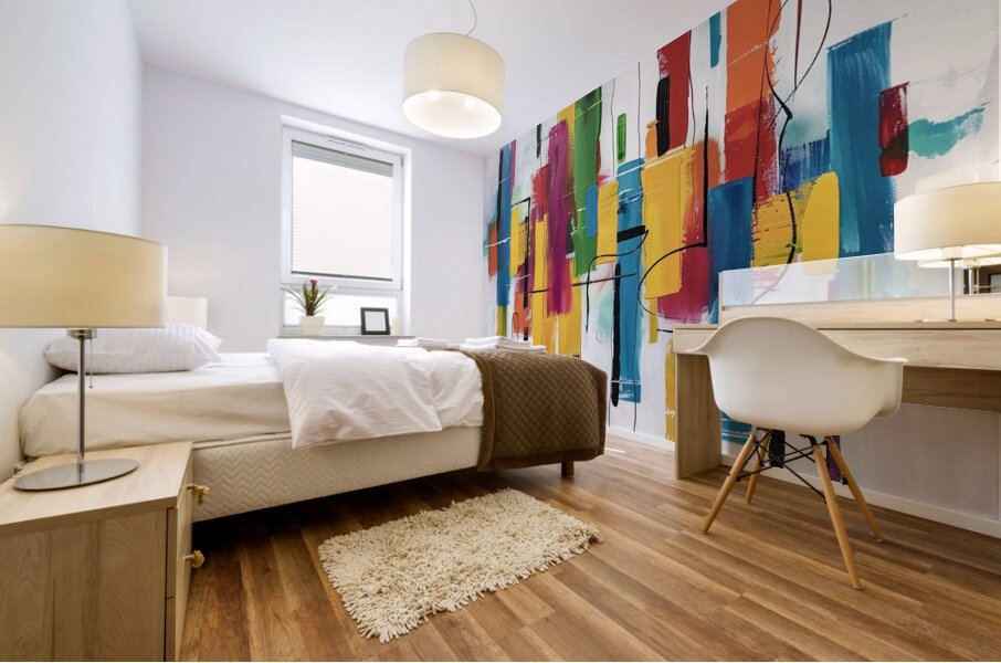 Urban Symphony Mural print