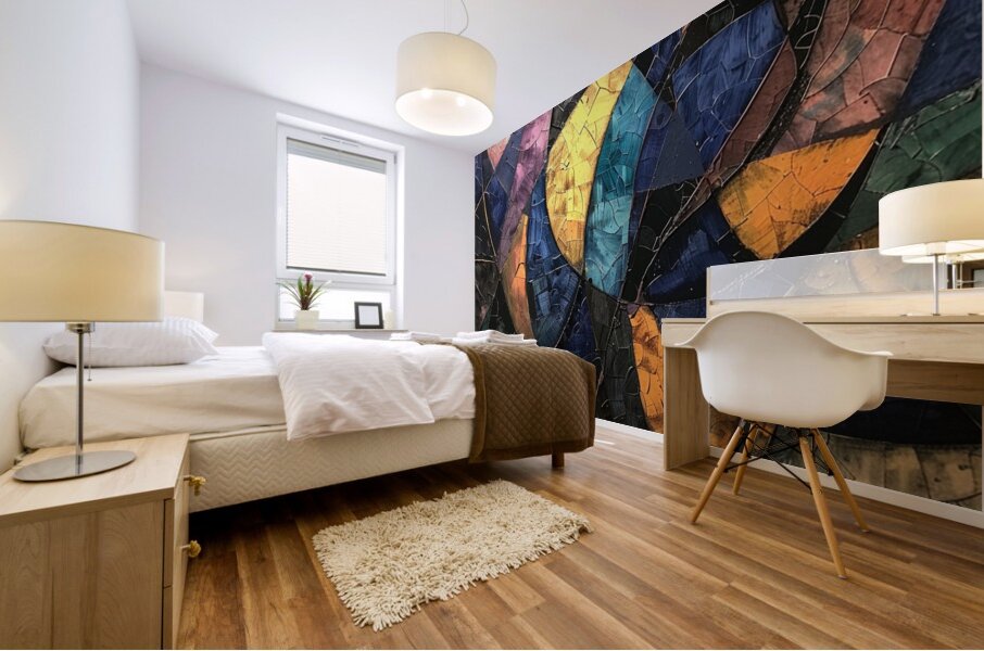 Fragmented Reality Mural print