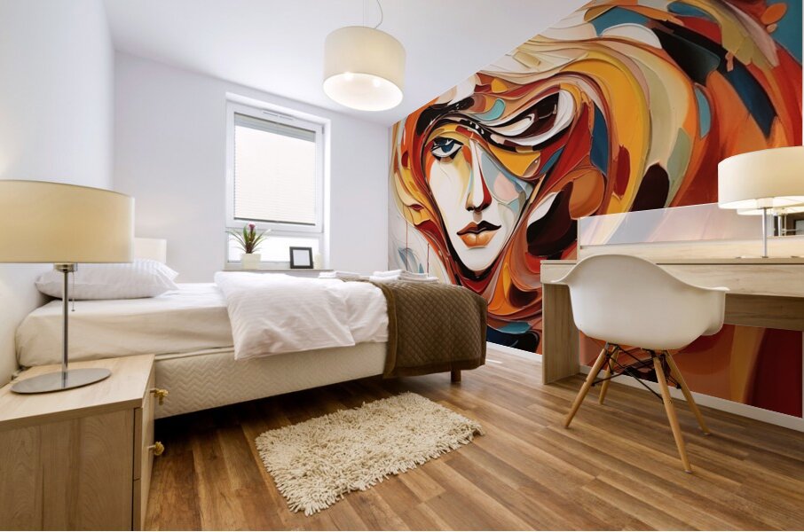 Flowing Emotions Mural print