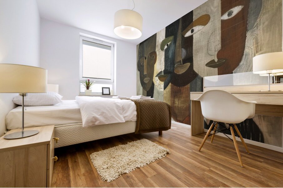 Faces of Unity Mural print