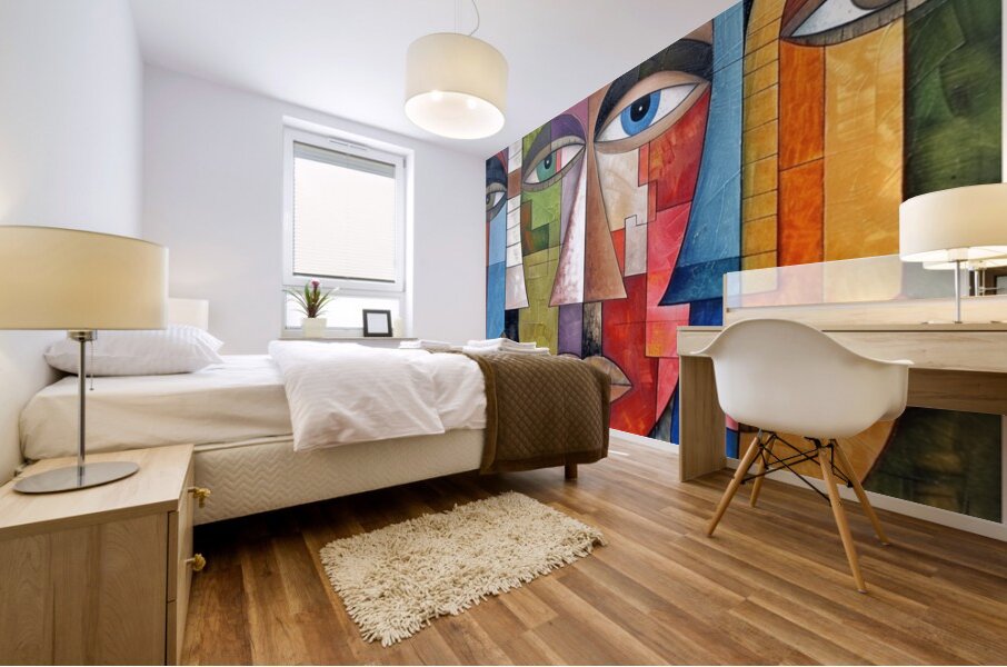 Mosaic of Emotions Mural print