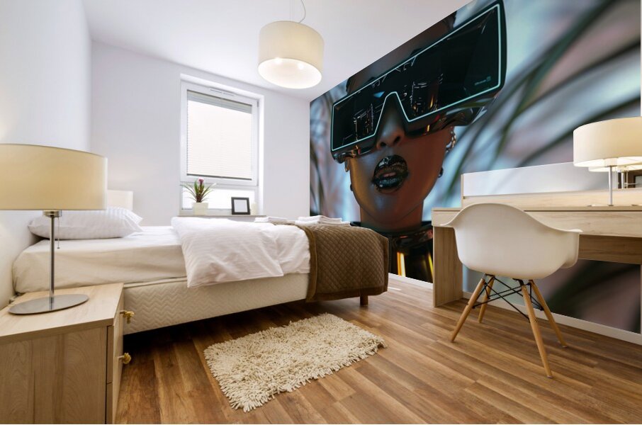 Cyber Chic Mural print