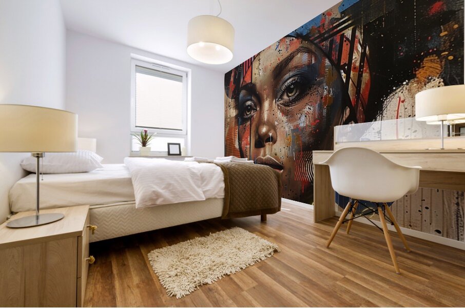 Patriotic Elegance Mural print