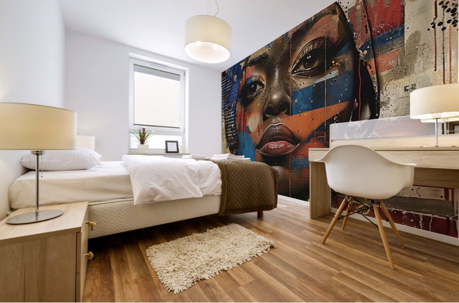 Libertys Gaze Mural print