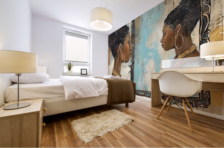 Grace and Poise Mural print