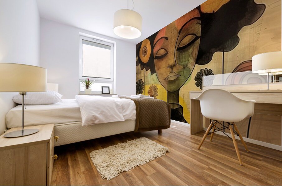 Blossoming Dreams Mural print