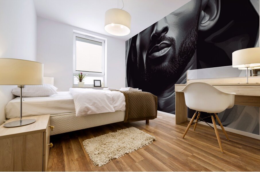 The Black Mamba Mural print