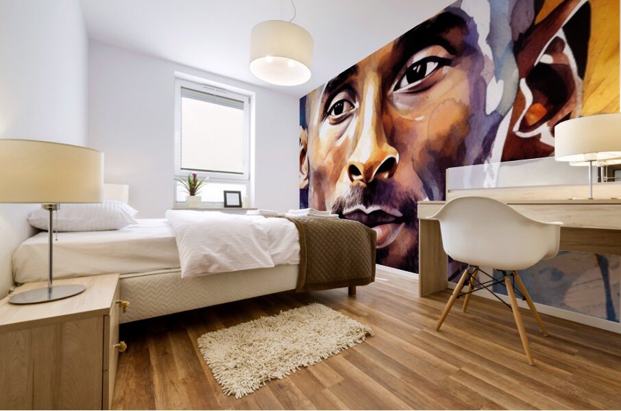 Radiant Warrior Mural print