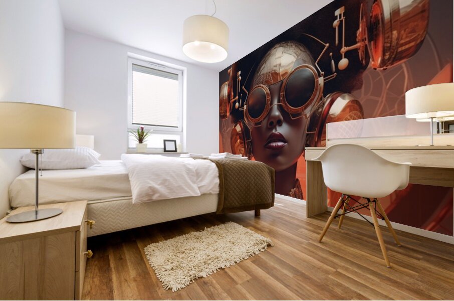 The Oracle of Lumina Mural print