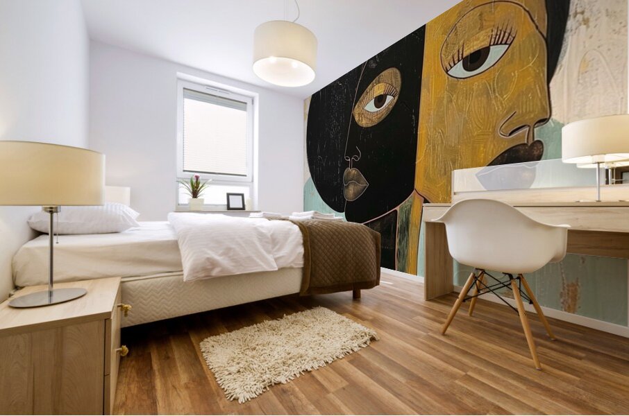 Duality of Strength Mural print