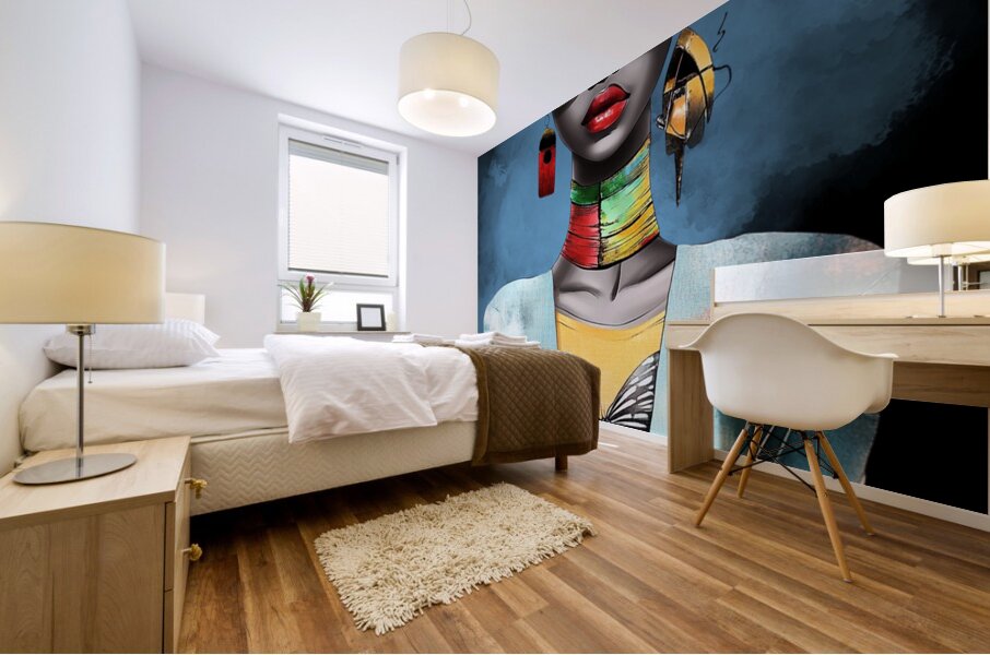 Crimson Couture Mural print