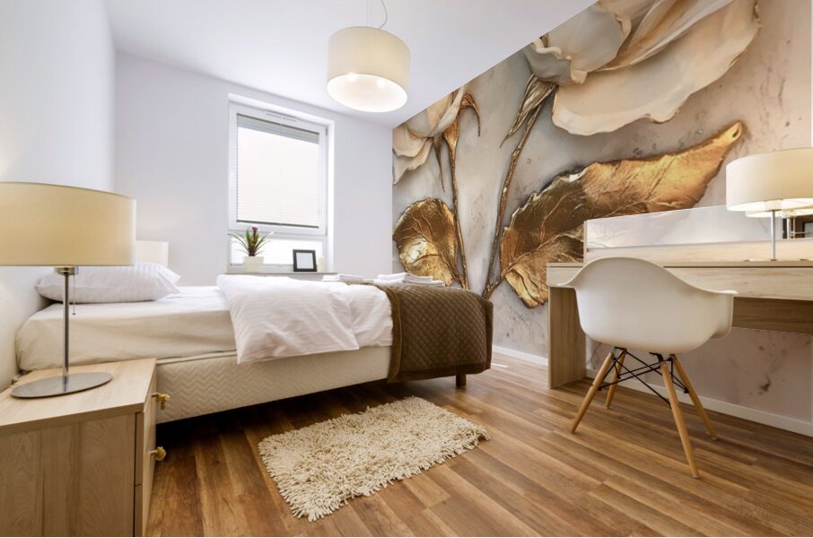 Gilded Devotion Mural print