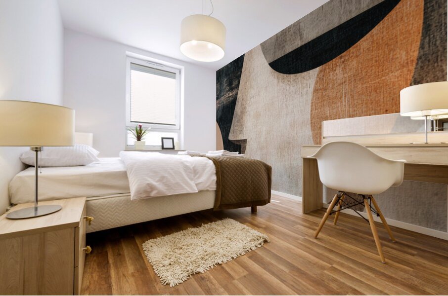 Whispers of Geometry Mural print