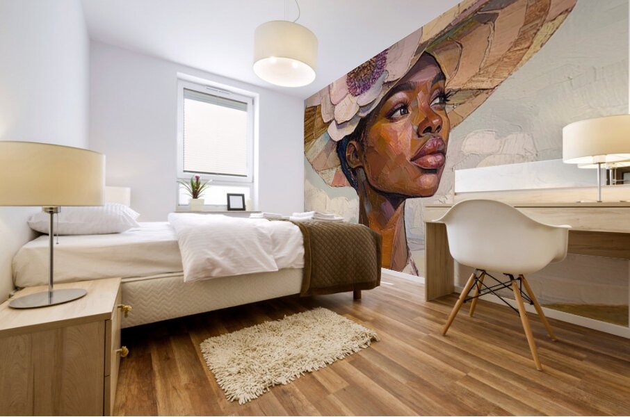 Flourish in the Wind Mural print