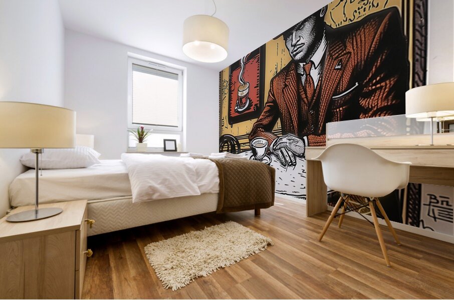 Midnight Roast Mural print