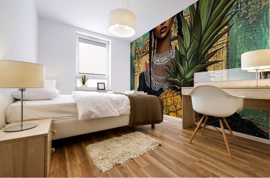 Crowned & Juicy Mural print