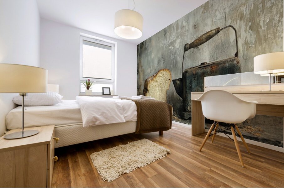 Hunger & Heat: A Rusted Morning Mural print