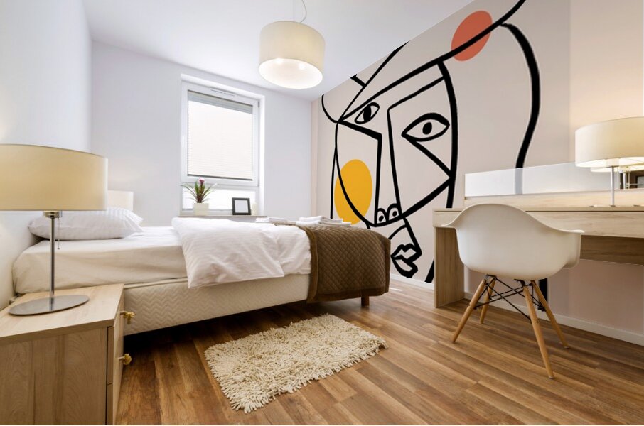 Les Dejeuners Dessins Mural print
