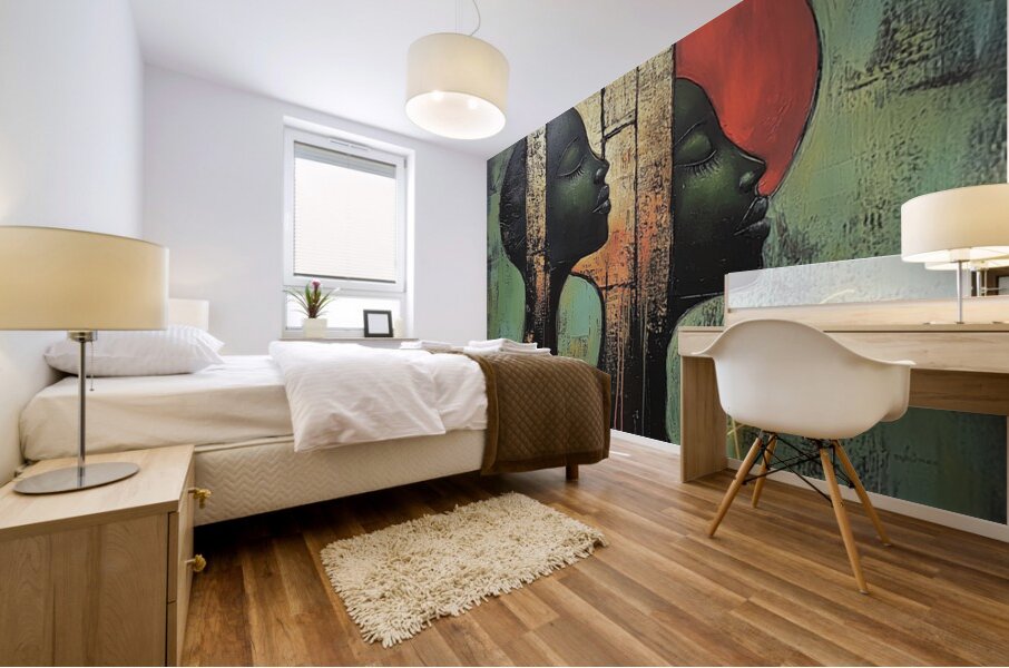 Sun Behind My Shadow Mural print