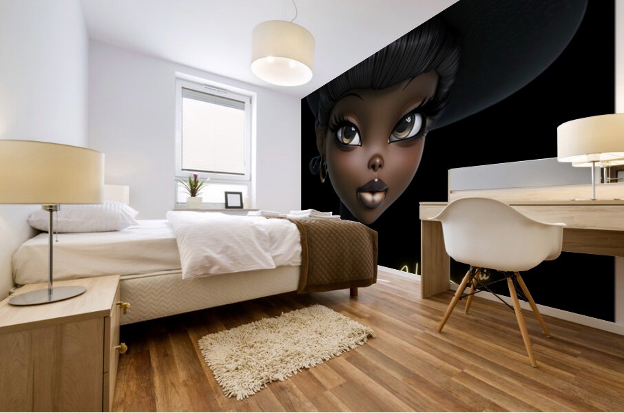 Velvet Noir Mural print