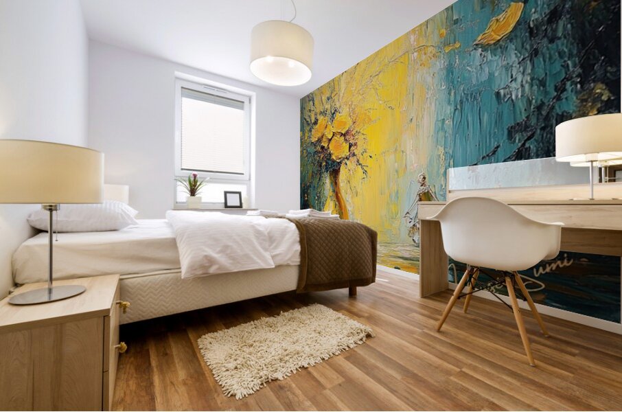 Whispers of the Vase Mural print