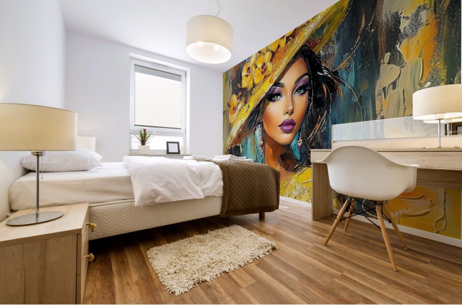 Orchid Reign Mural print