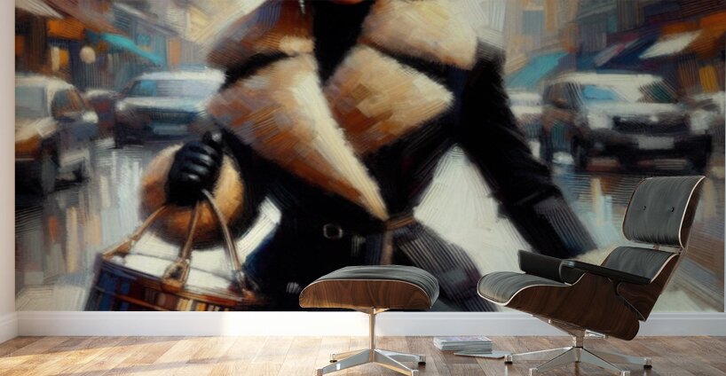 Mila Harper: City Chic in Motion Wall Murals