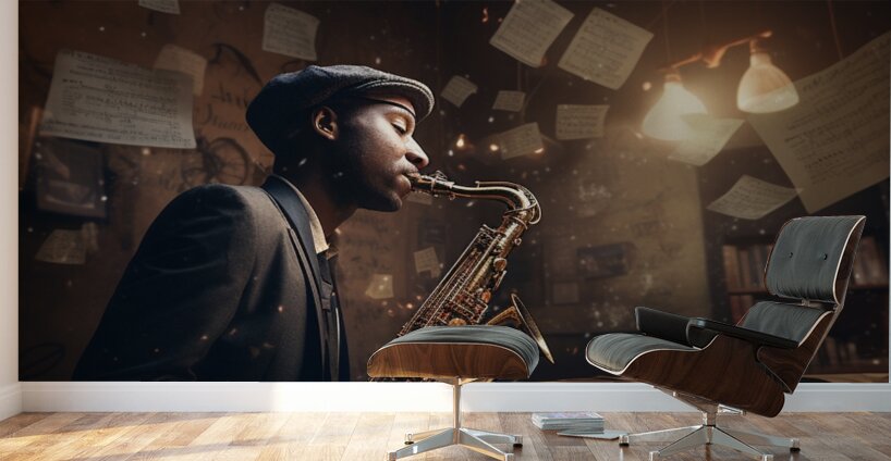 Jazz and Jotting Wall Murals