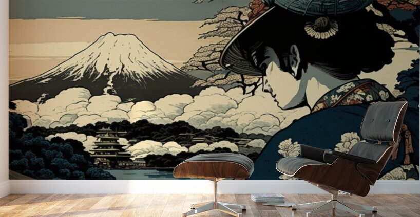 Whispers of Mount Fuji Wall Murals