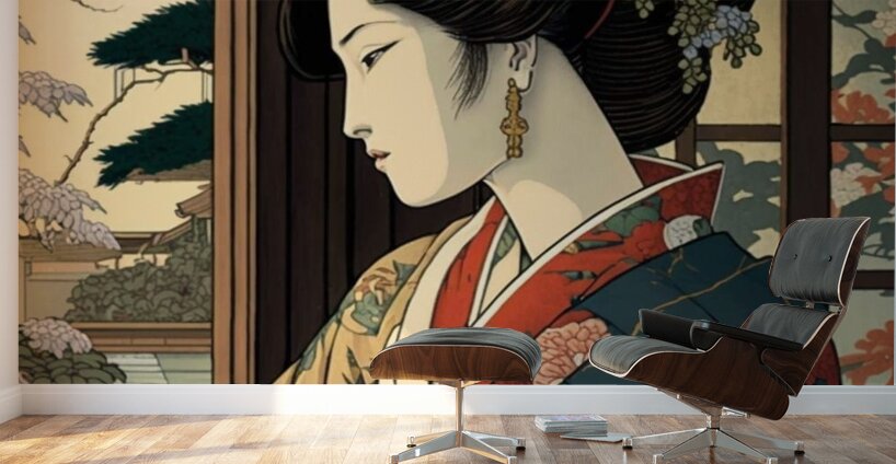 Wistful Blossoms Wall Murals