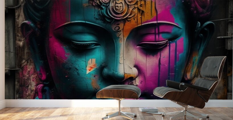 Divine Reflection Wall Murals