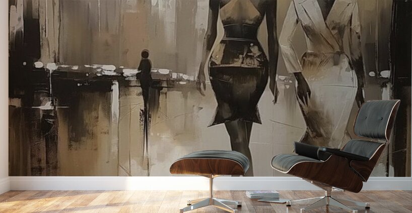 Elegance in the Cityscape Wall Murals