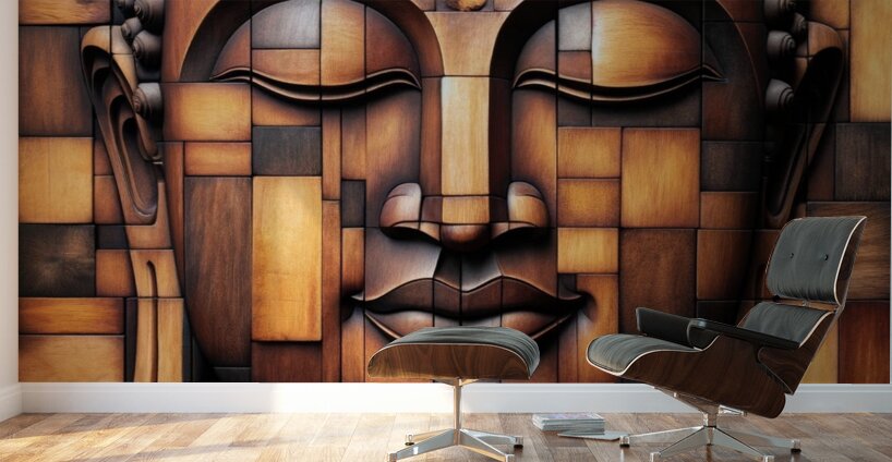 Wooden Wisdom Wall Murals