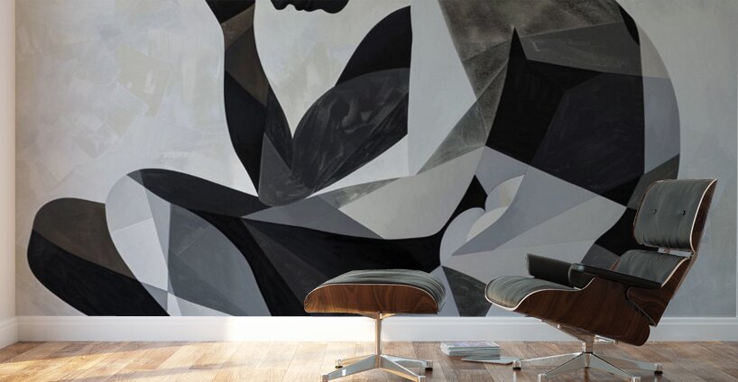 Contemplations in Monochrome Wall Murals