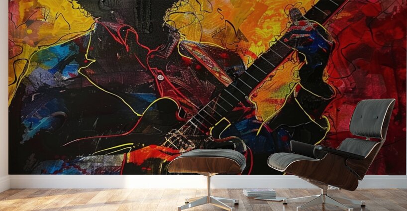 Euphoria in the Strings Wall Murals